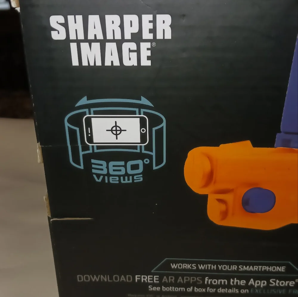 Sharper Image NWT Augmented Reality Laser Game - Orange